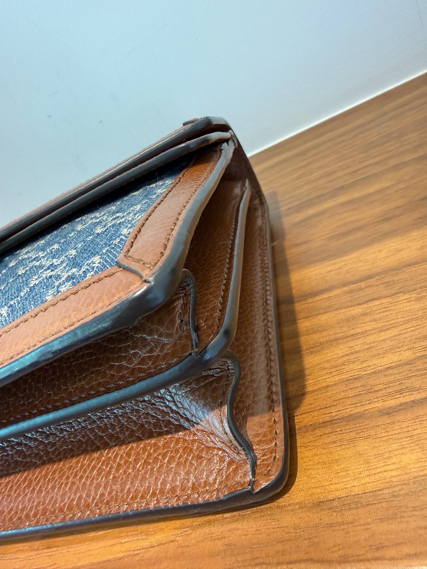 Gucci New Denim GG Monogram Dollar Calfskin Enamel Dionysus Shoulder Bag Blue Tea Cuir Epilog Electric Blue