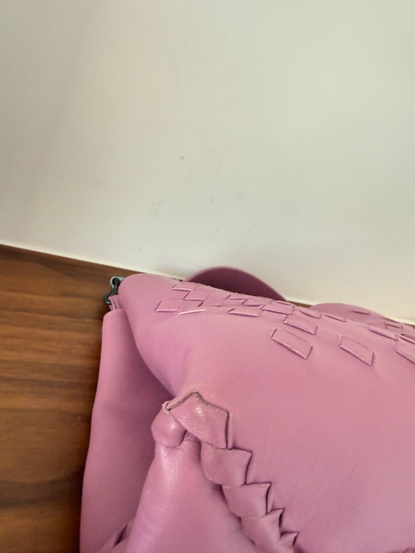 Bottega Veneta Napoli Mini Tote in Purple Pre-Owned