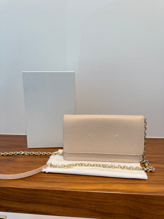 Maison Margella Blush Wallet on Chain Full Set NEW!!