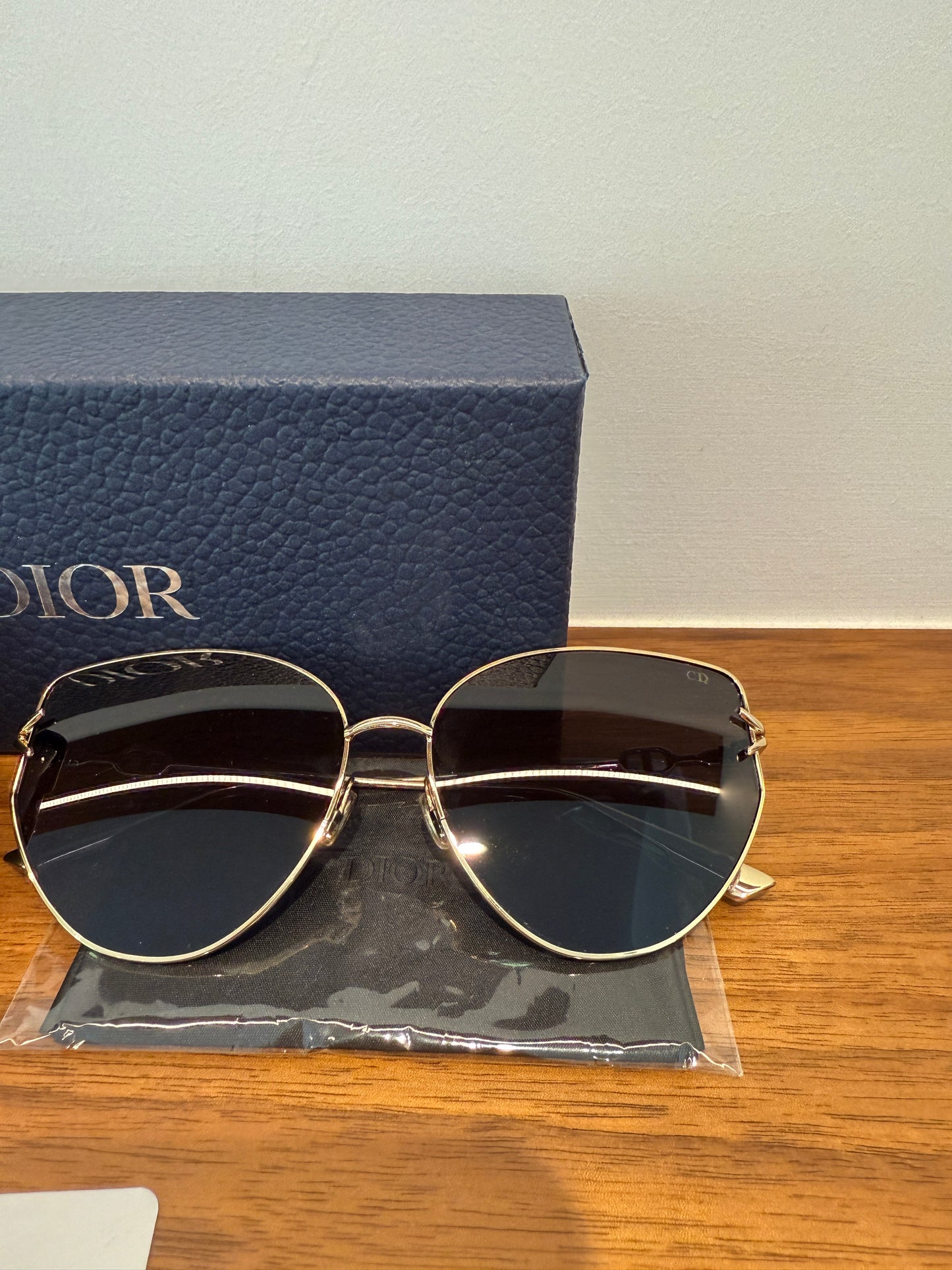 Dior Sunglasses with Gold Frame