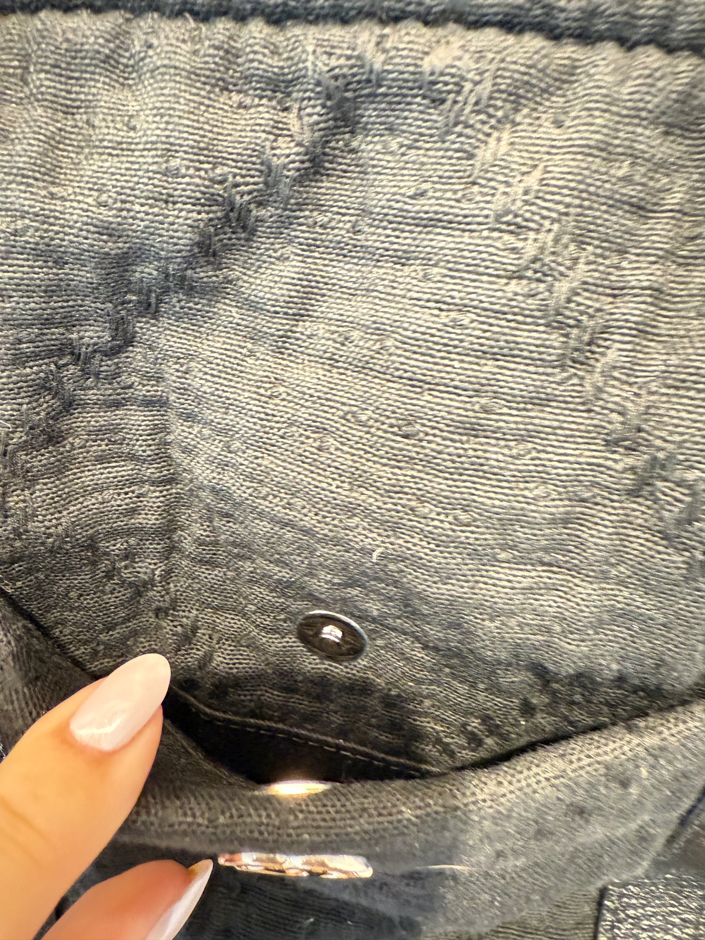 Chanel Deauville Double Face Canvas Tote in Black Canvas