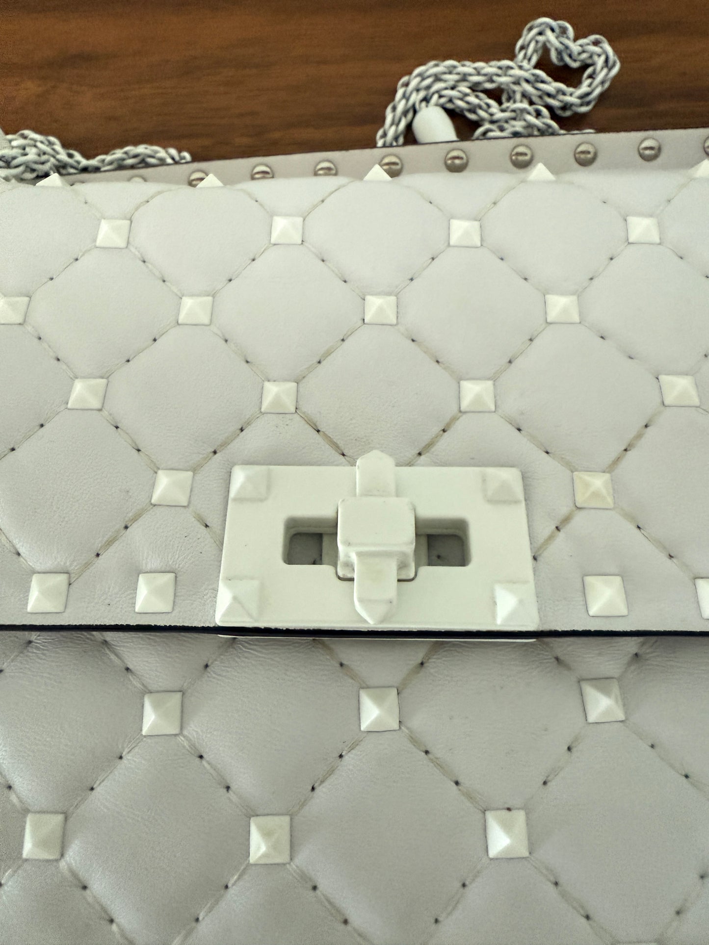 Valentino Spike Quilted leather Bag in Medium