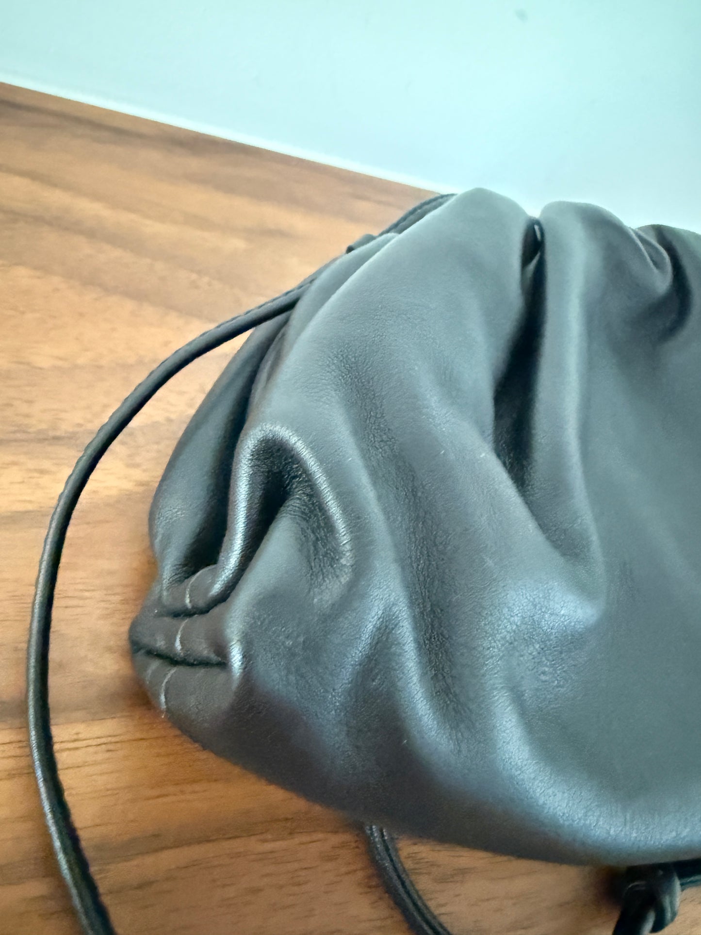Bottega Veneta Smooth Pouch in Black