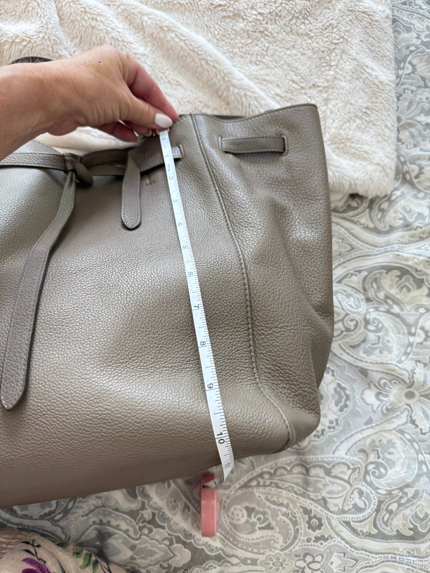 Celine Phantom Cabas Tote in Griege