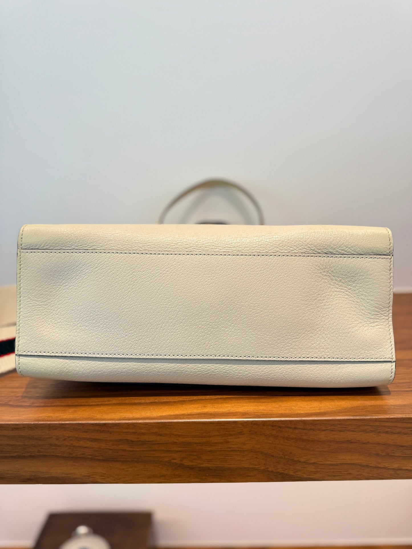 GUCCI Medium Calfskin Butterfly Tote Top Handle
