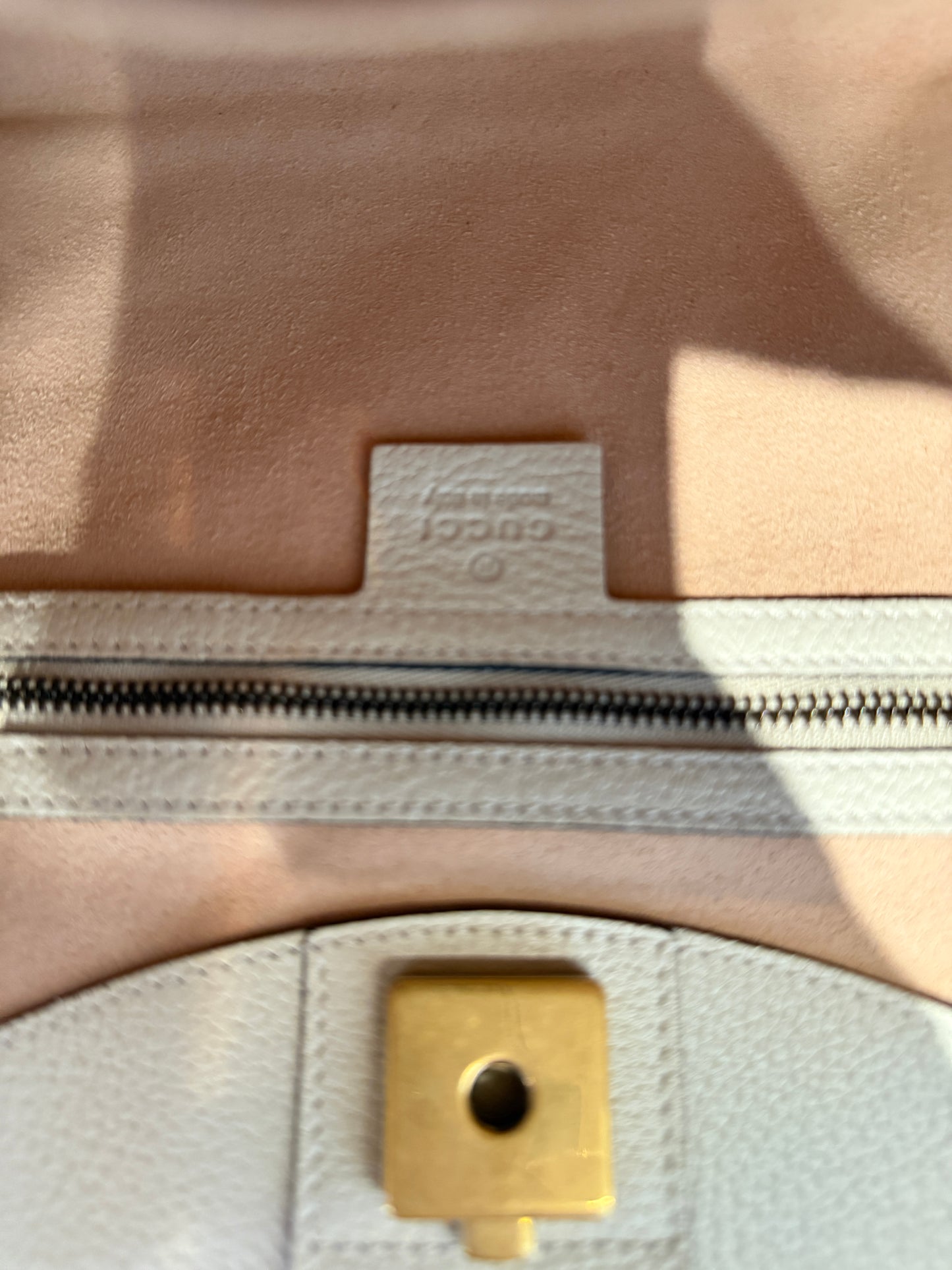 GUCCI Medium Calfskin Butterfly Tote Top Handle