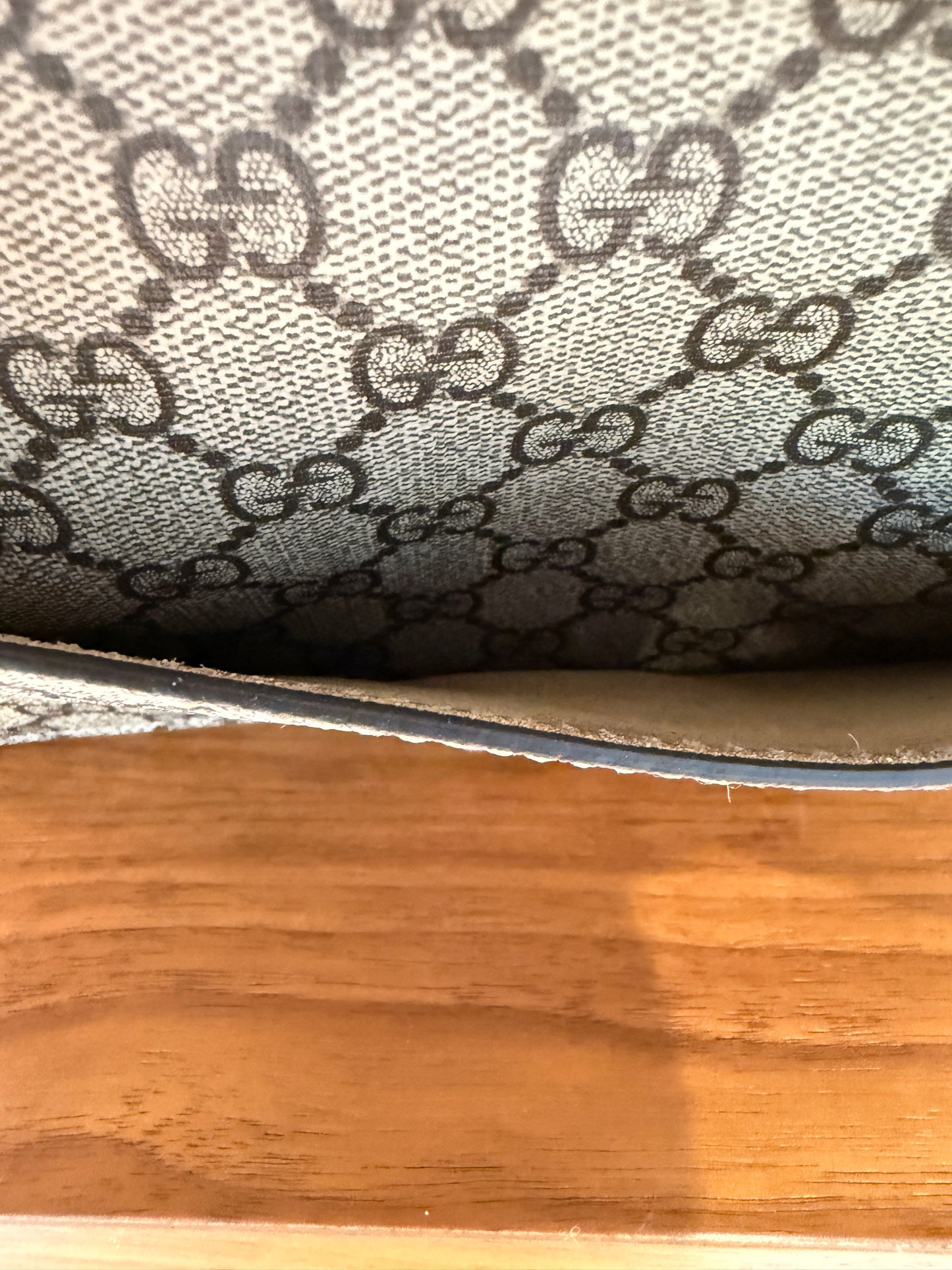Gucci Monogram Enamel Small Dionysus Shoulder Bag Electric Blue