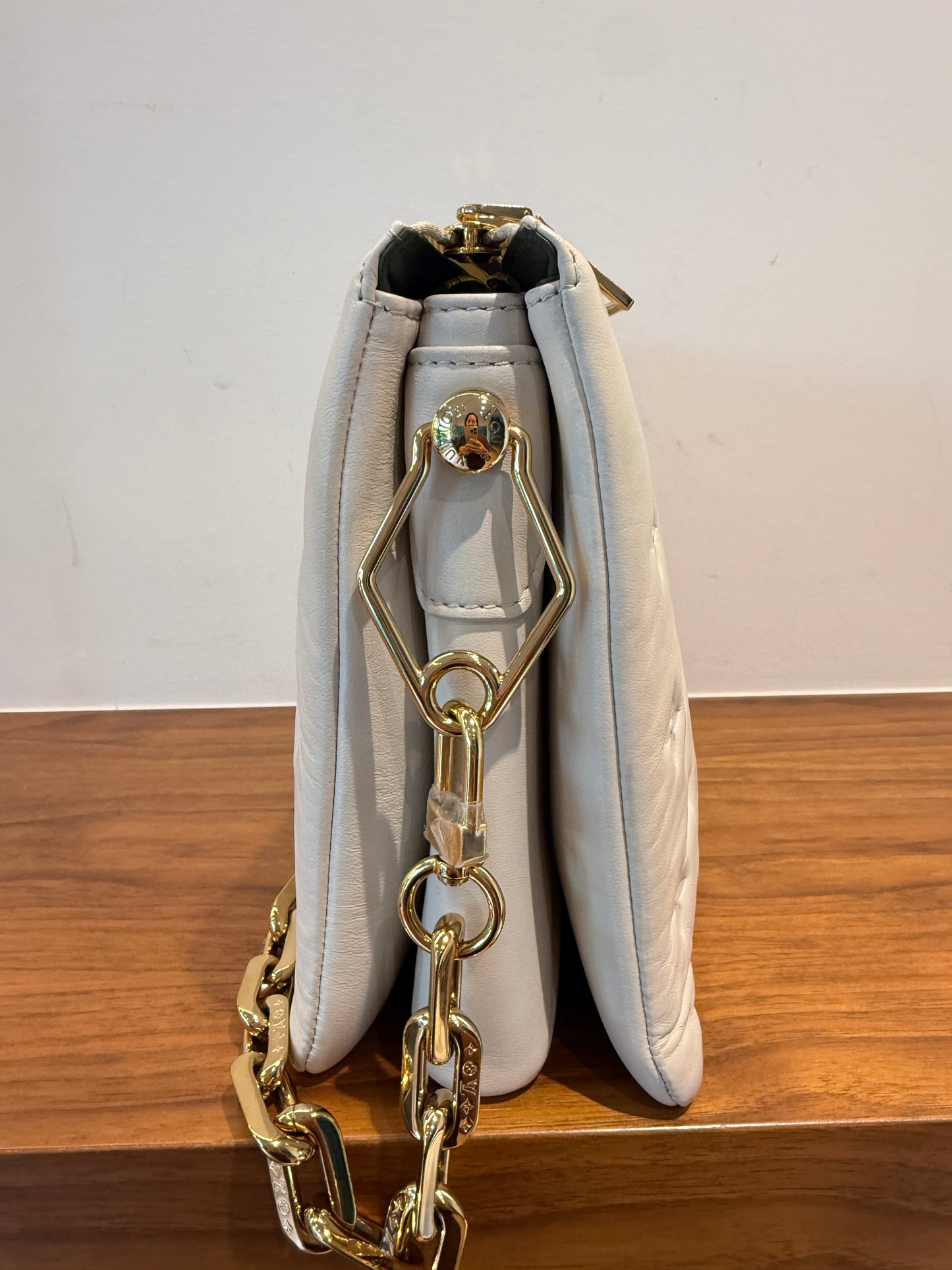 louis vuitton coussin side view of bag resale consignment