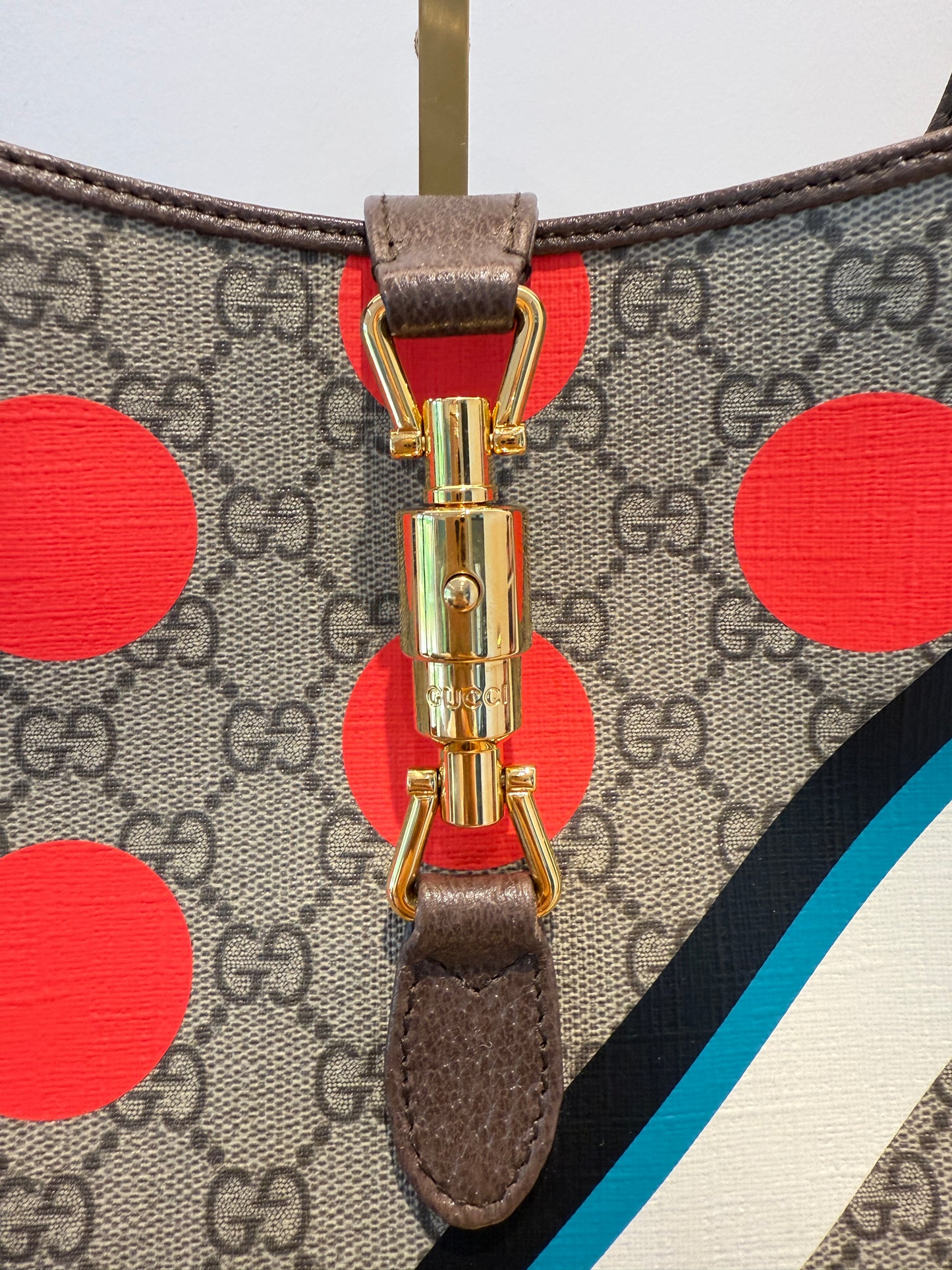 Gucci Jackie 1961 GG Supreme Shoulder Bag with 2 strap options