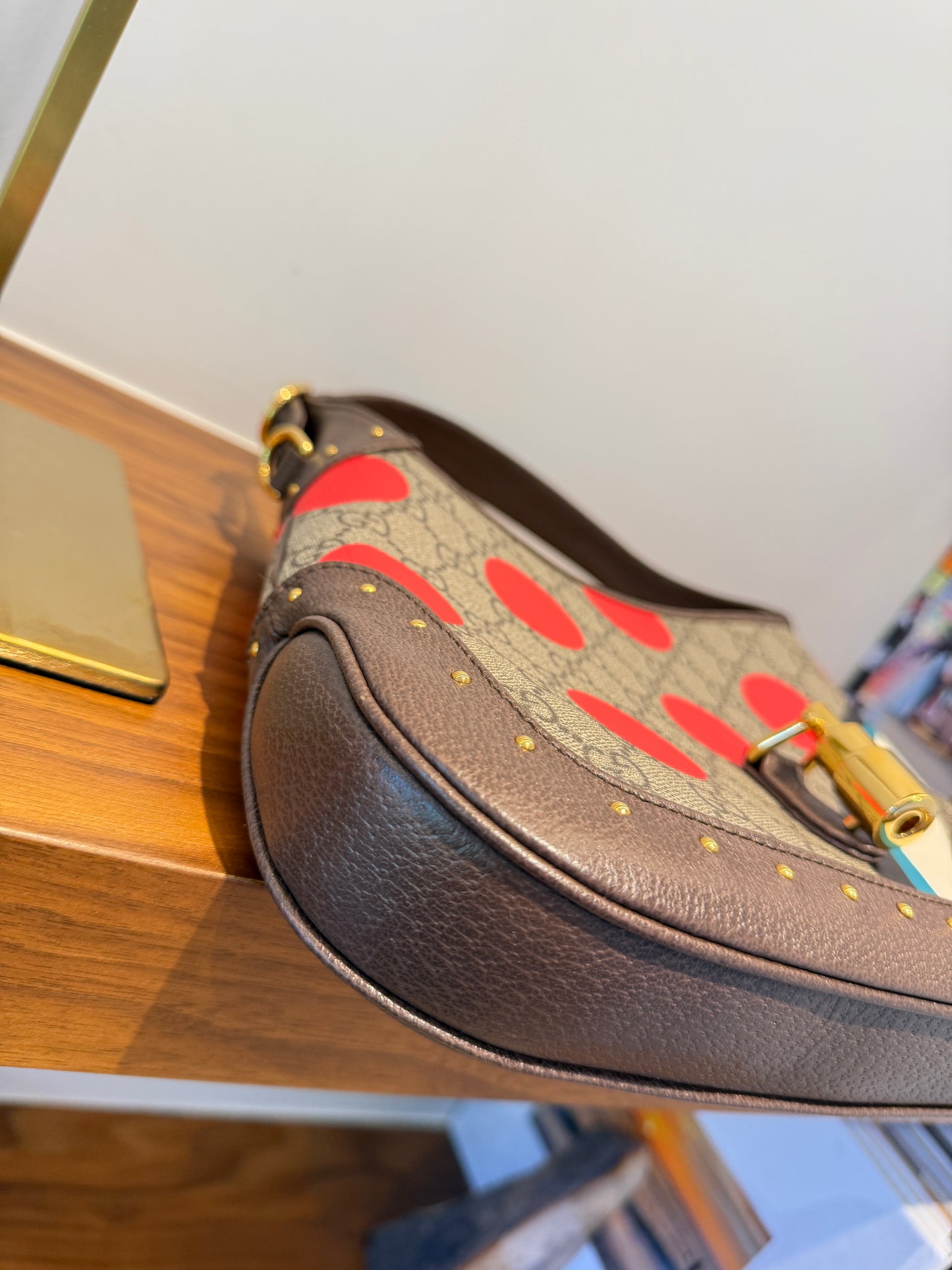 Gucci Jackie 1961 GG Supreme Shoulder Bag with 2 strap options