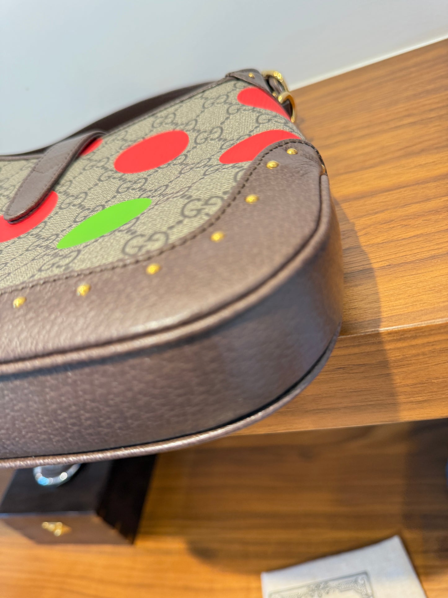 Gucci Jackie 1961 GG Supreme Shoulder Bag with 2 strap options