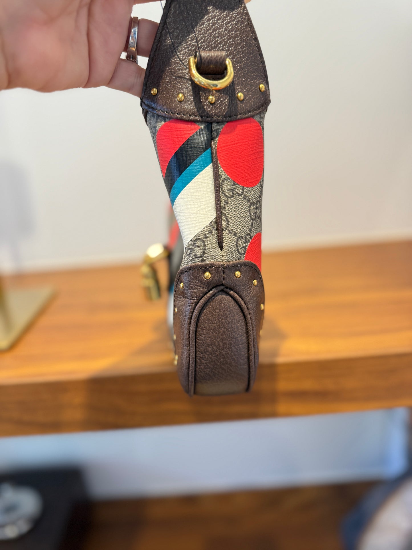 Gucci Jackie 1961 GG Supreme Shoulder Bag with 2 strap options