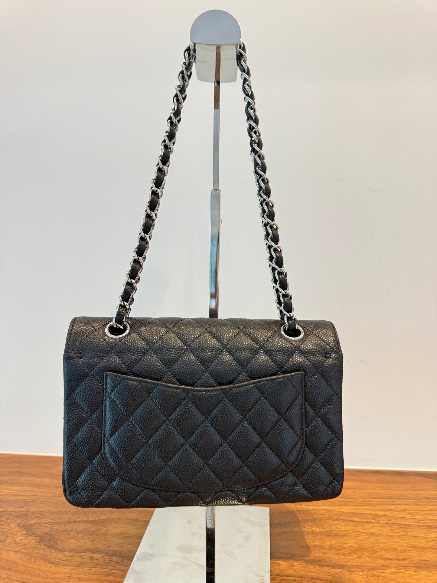Chanel Caviar Quilted Small Double Flap in Black Pre-Owned