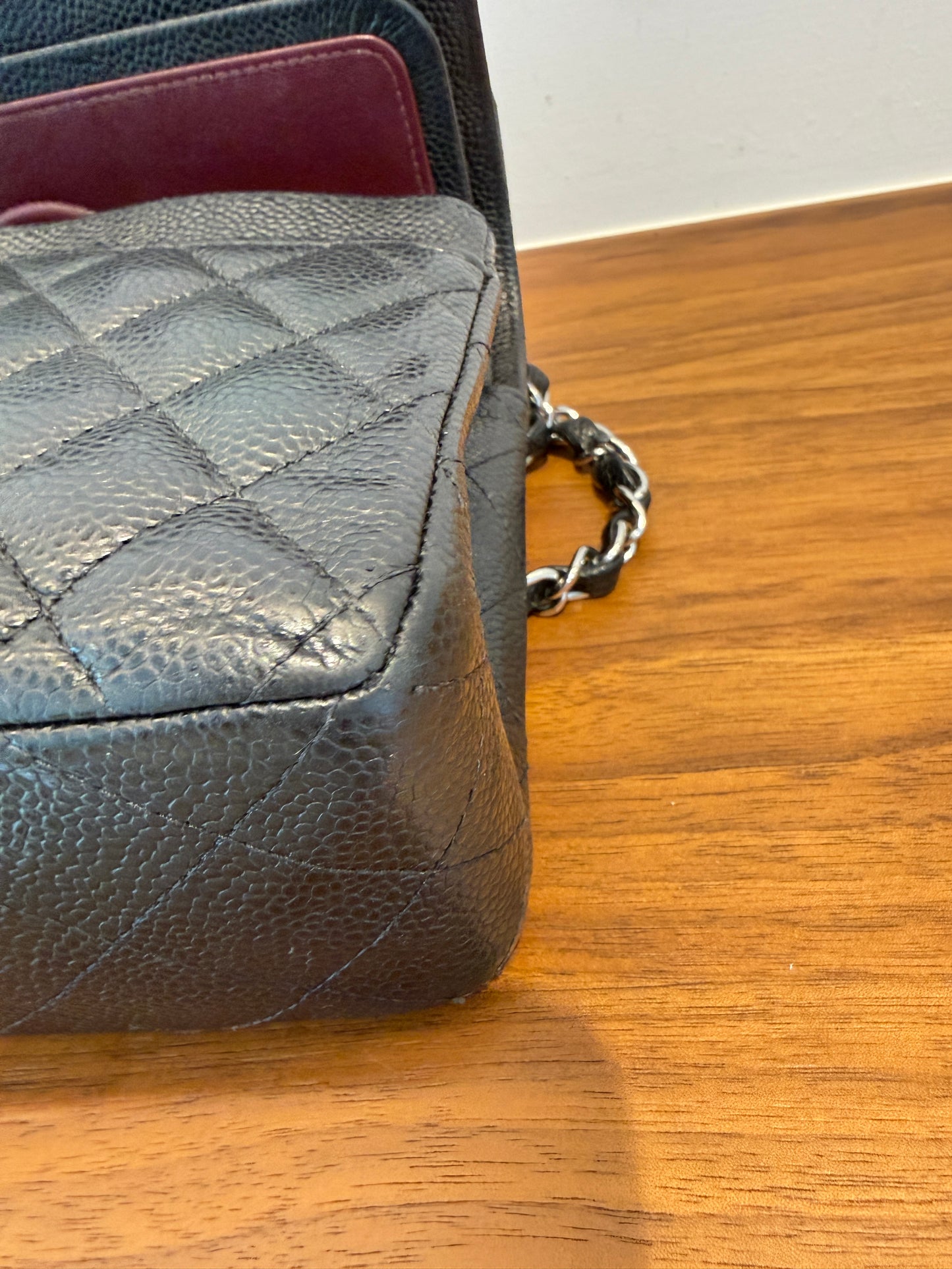 Chanel Caviar Quilted Small Double Flap in Black Pre-Owned