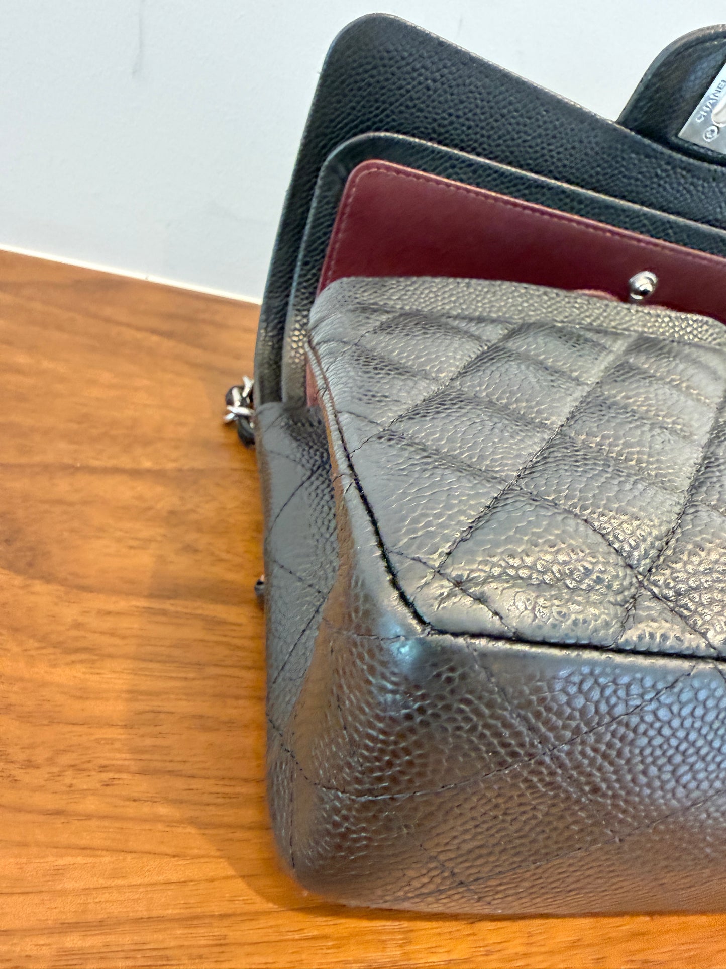 Chanel Caviar Quilted Small Double Flap in Black Pre-Owned