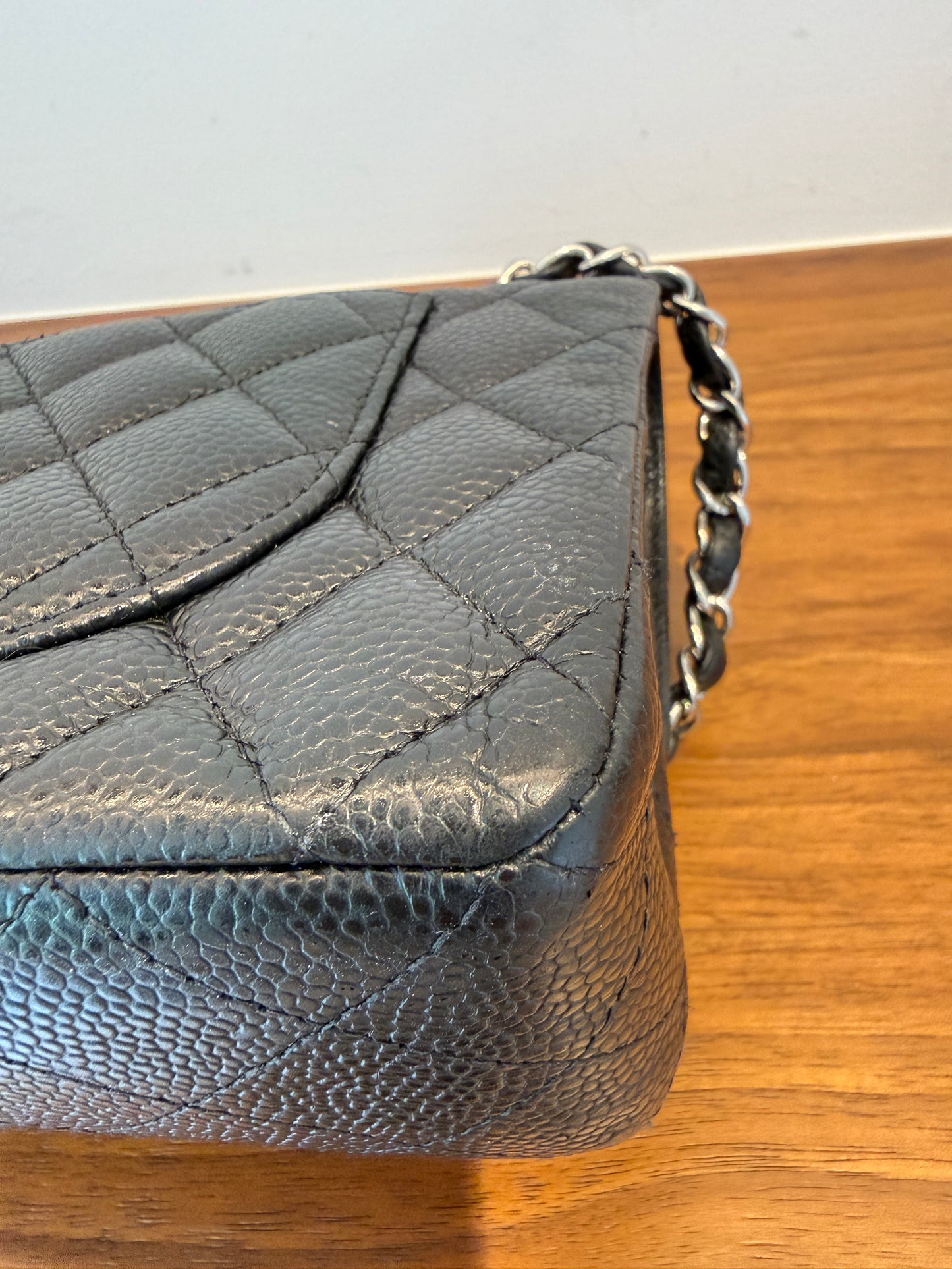 Chanel Caviar Quilted Small Double Flap in Black Pre-Owned