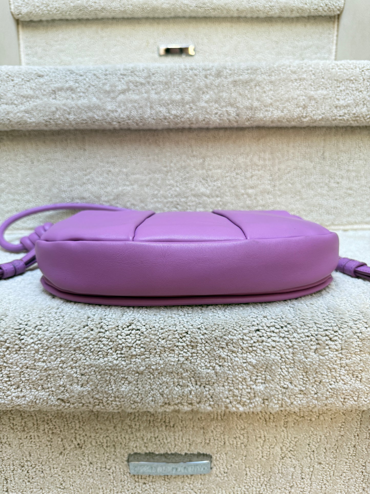 LOEWE Shiny Nappa Calfskin Paseo Satchel Rockrose