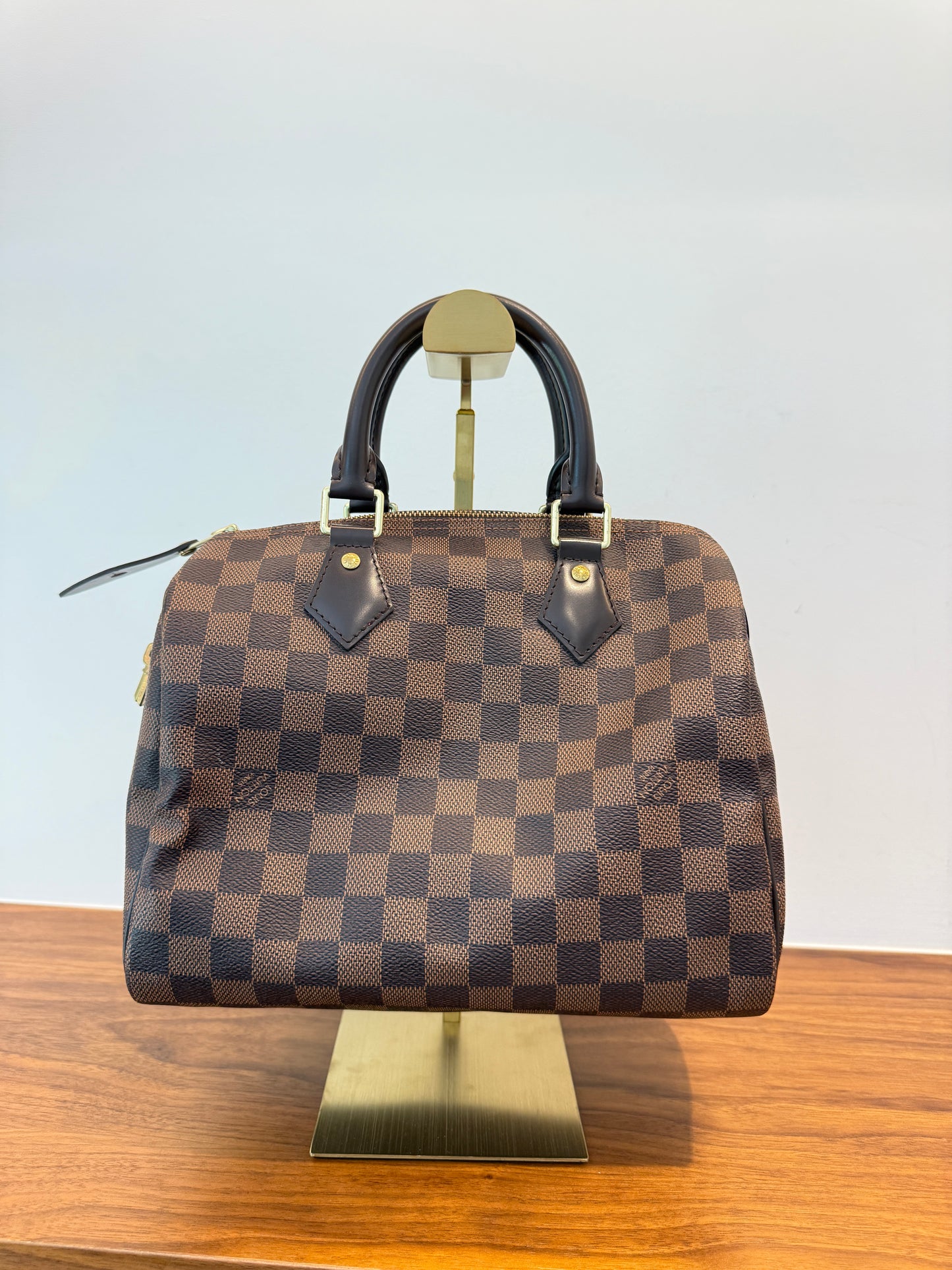 Louis Vuitton Speedy 25 in Damier Ebene Full Set Pre-Owned
