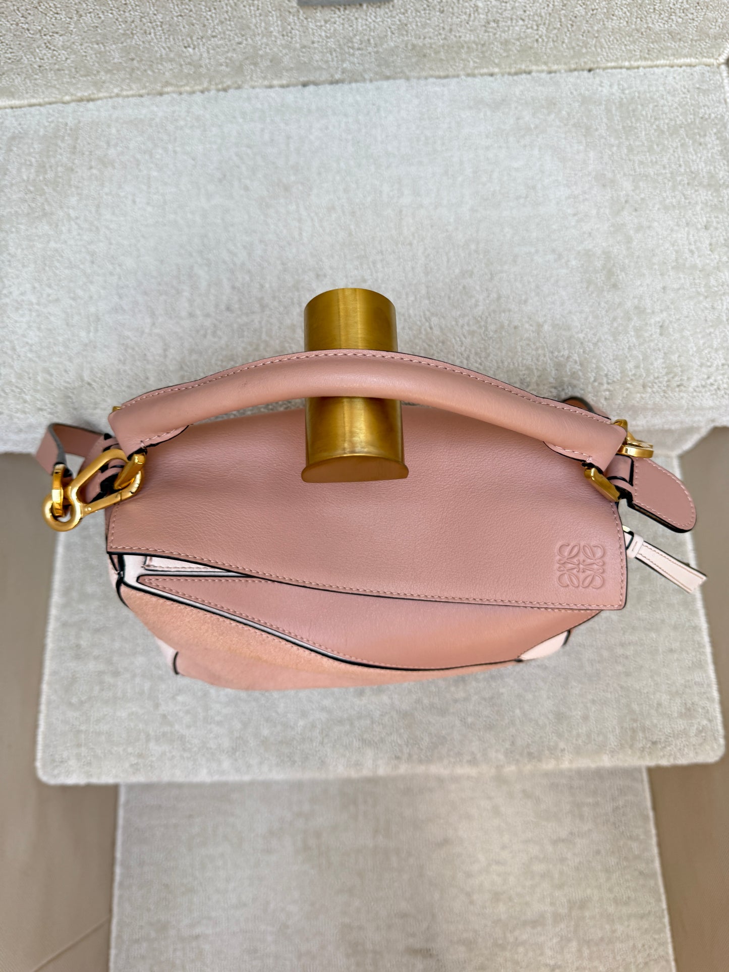 Loewe Puzzle Bag in Blush Small Authentic Preloved