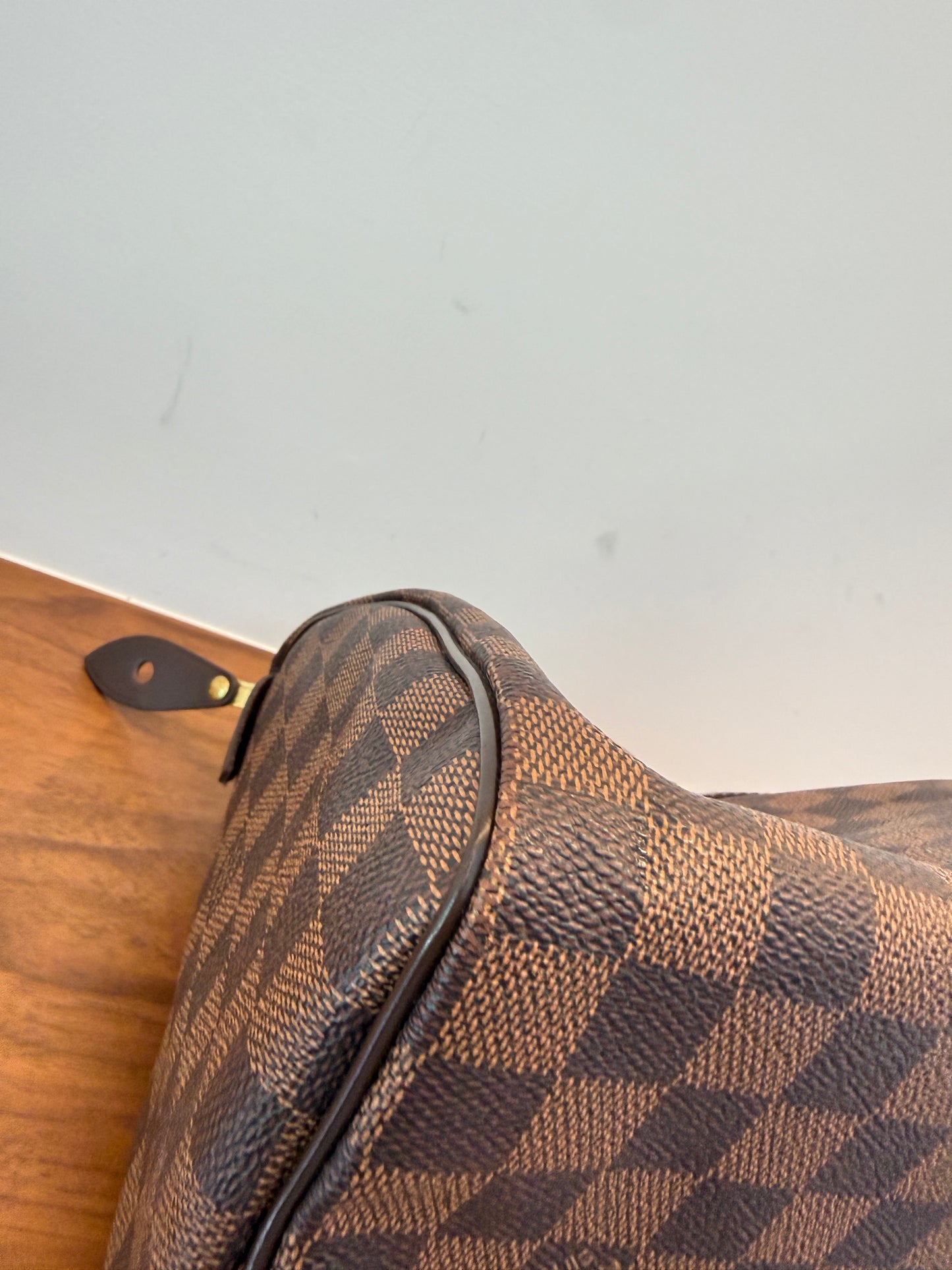Louis Vuitton Speedy 25 in Damier Ebene Full Set Pre-Owned