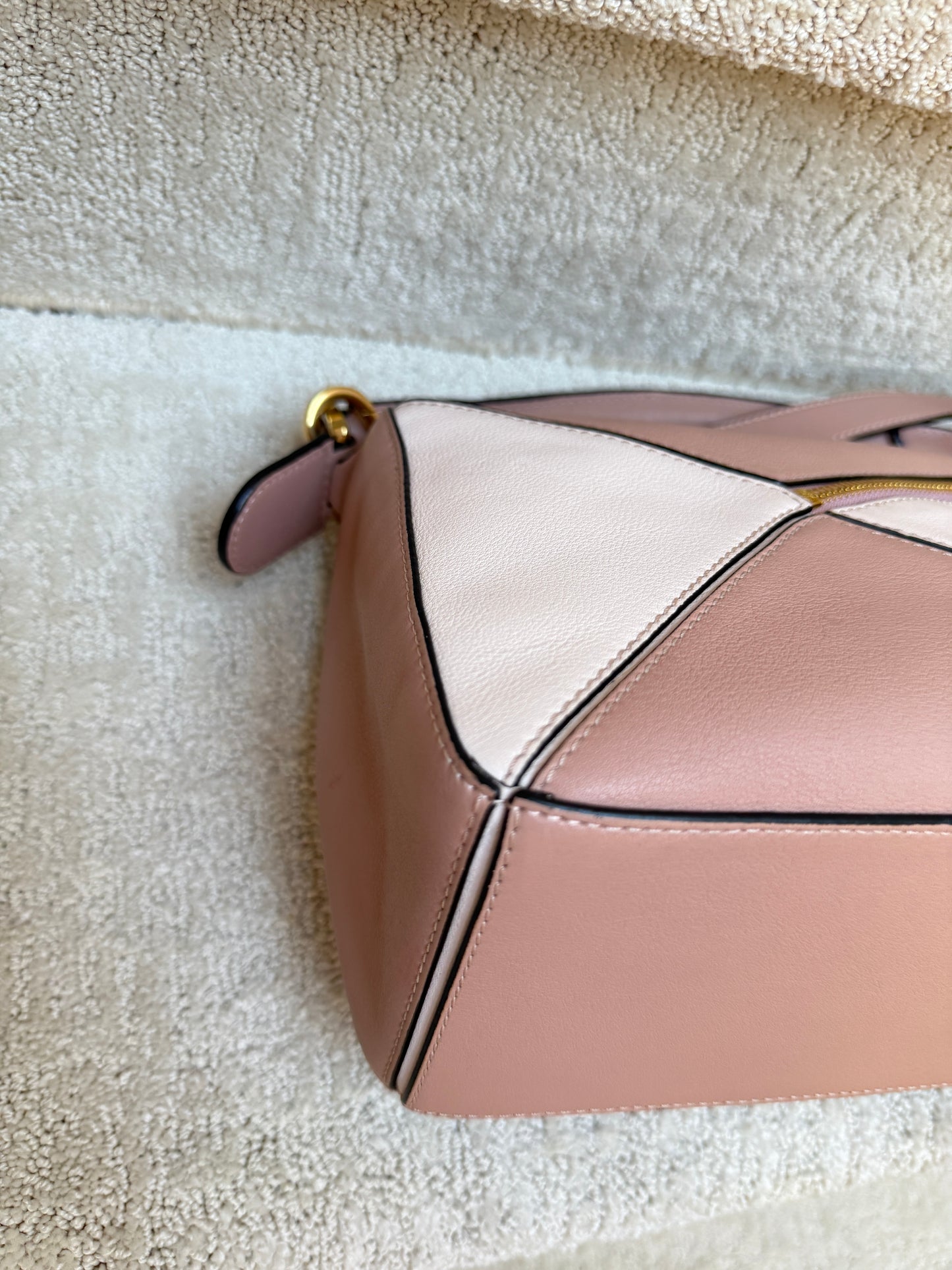 Loewe Puzzle Bag in Blush Small Authentic Preloved