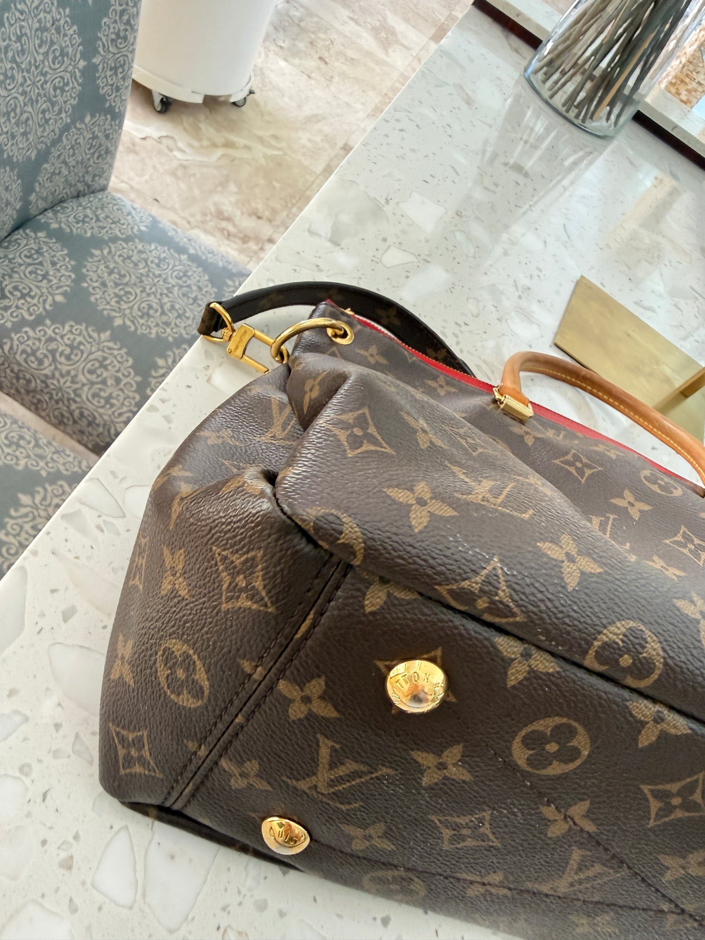 Louis Vuitton Monogram Pallas Cherry Pre-Owned