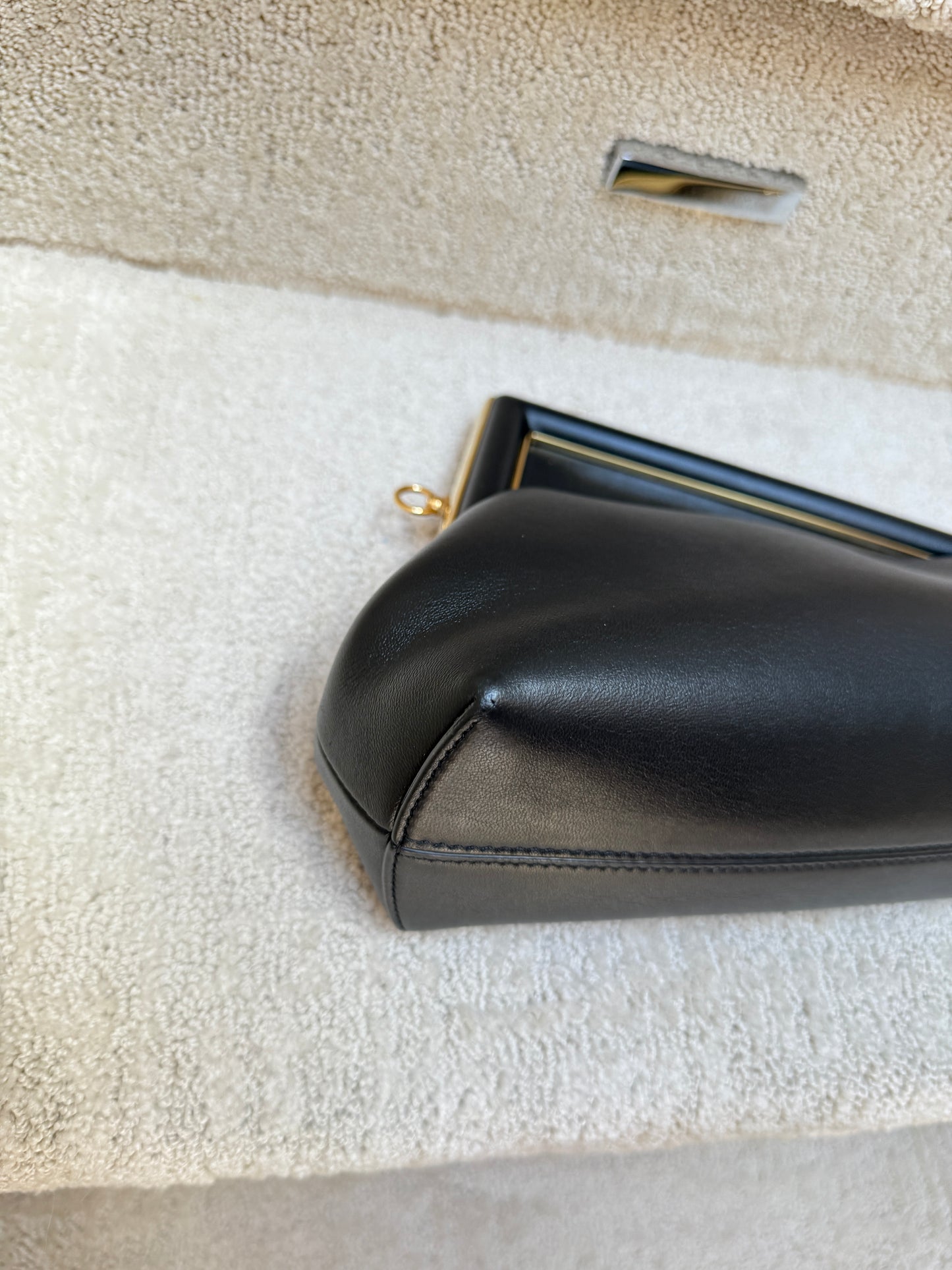 FENDI Shiny Nappa Small Fendi First Black