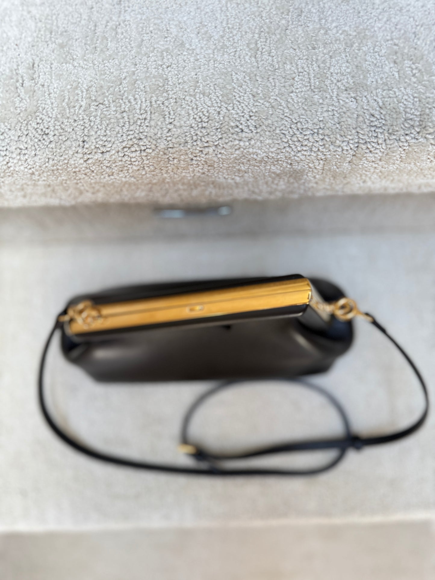 FENDI Shiny Nappa Small Fendi First Black