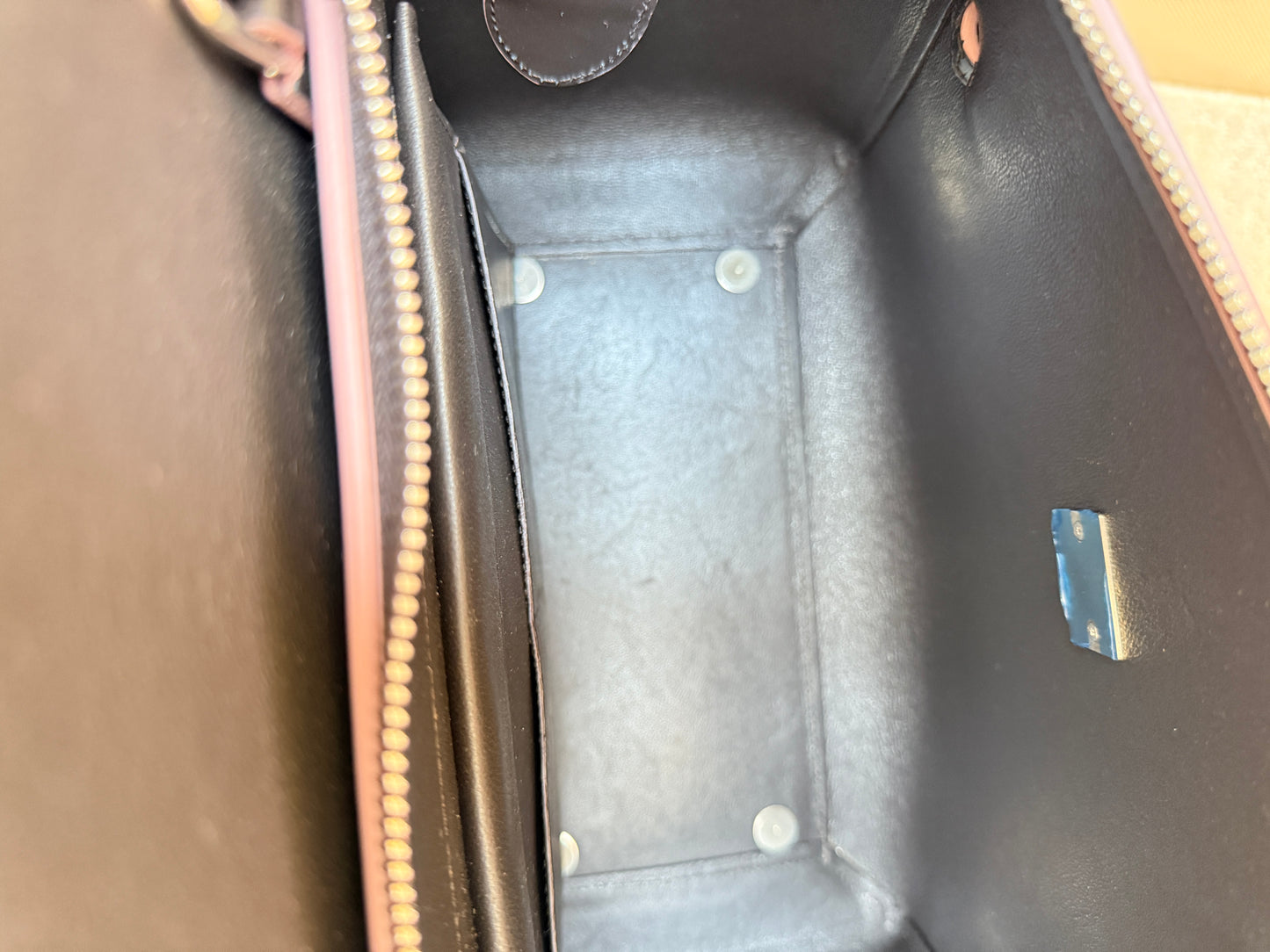 Celine Micro Belt Bag in Black with Pink (2nd Largest size)