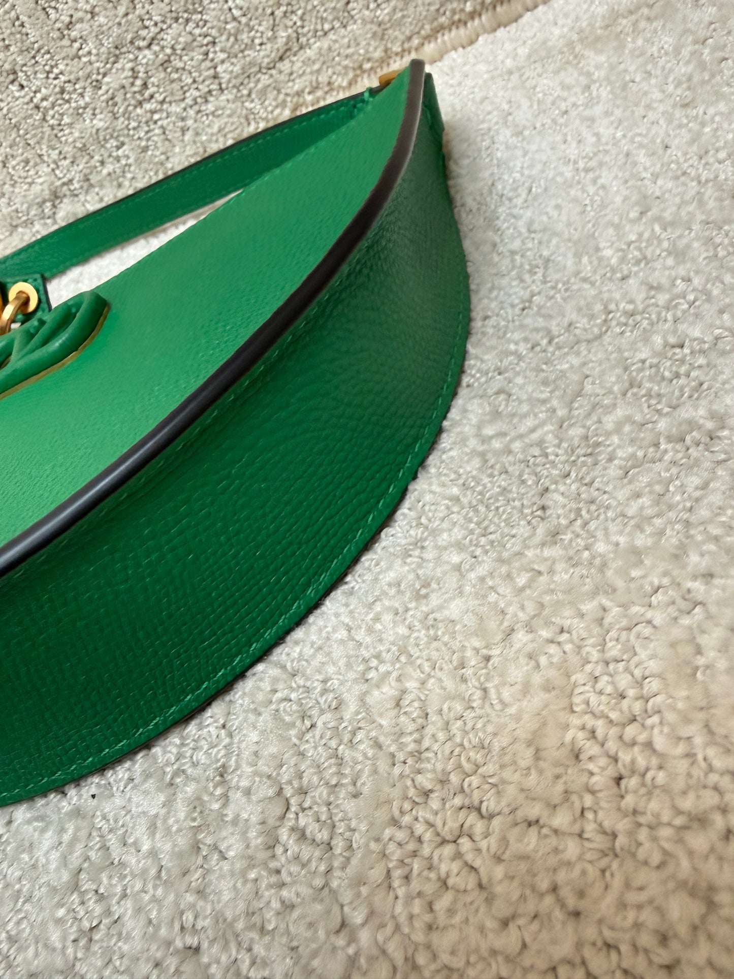 Valentino Garavani Vlogo Hobo Bag in Green Pre-Owned