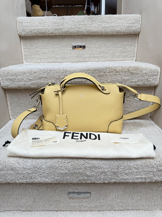 FENDI Cuoio Romano Sellerissima Medium By The Way Boston Bag Sorbetto