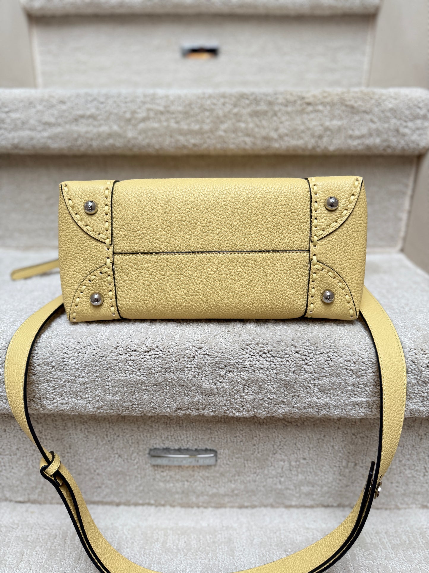 FENDI Cuoio Romano Sellerissima Medium By The Way Boston Bag Sorbetto