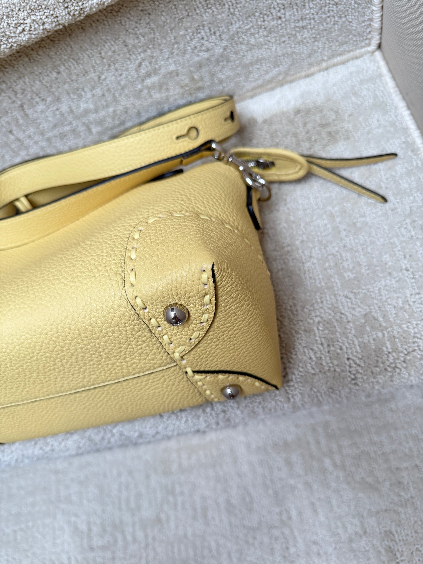FENDI Cuoio Romano Sellerissima Medium By The Way Boston Bag Sorbetto