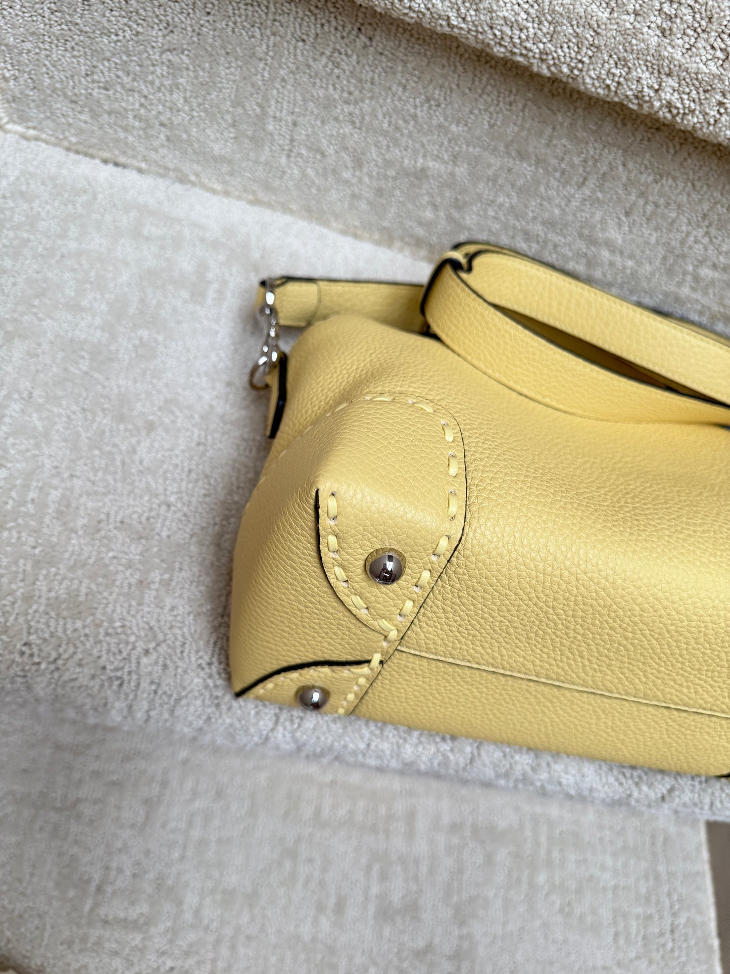FENDI Cuoio Romano Sellerissima Medium By The Way Boston Bag Sorbetto
