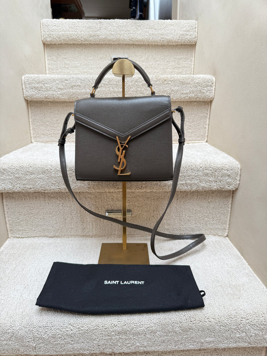 YVES SAINT LAURENT YSL Cassandra Mini Bag in Dark Grey
