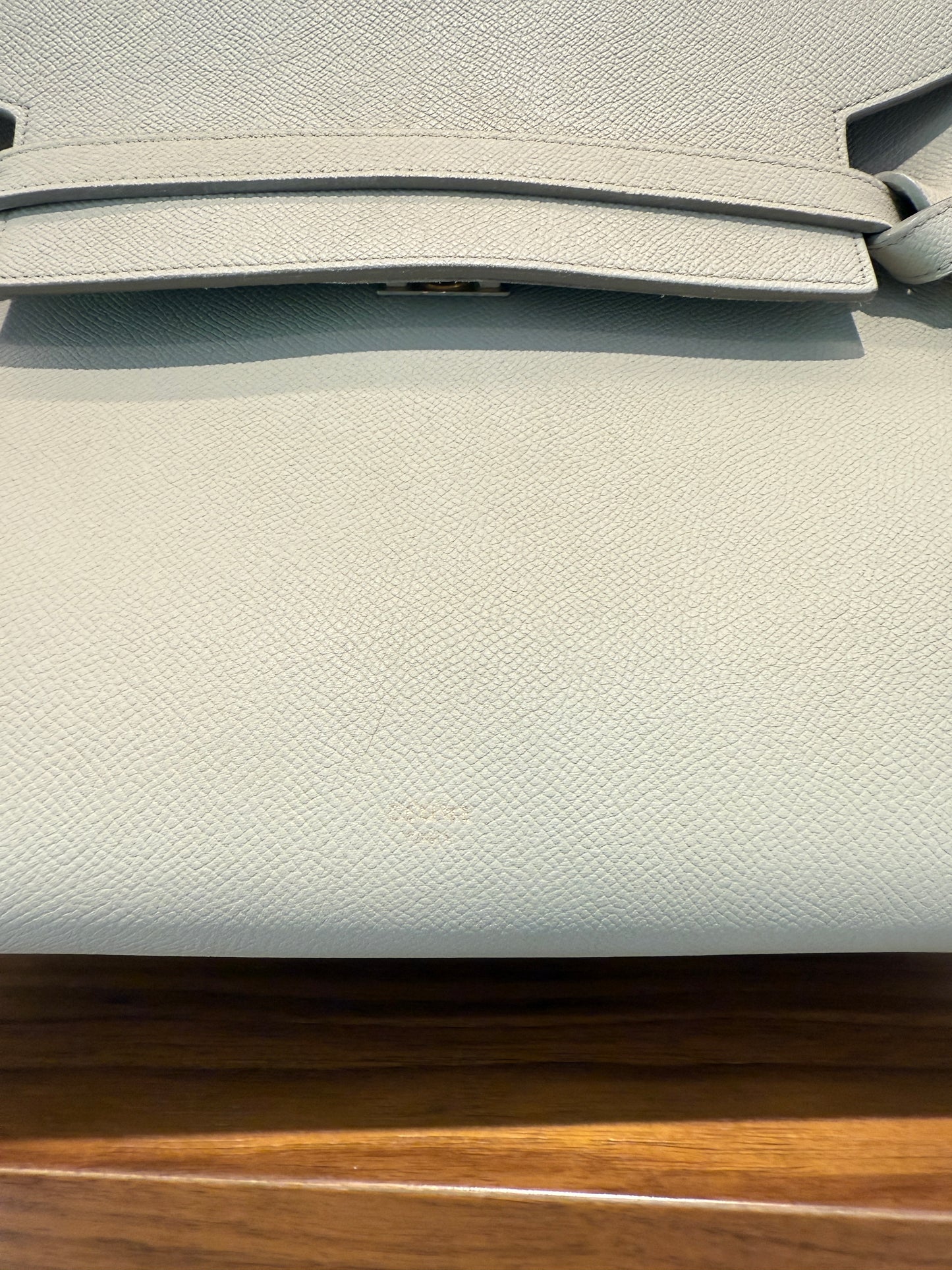 Celine mini belt bag in taupe