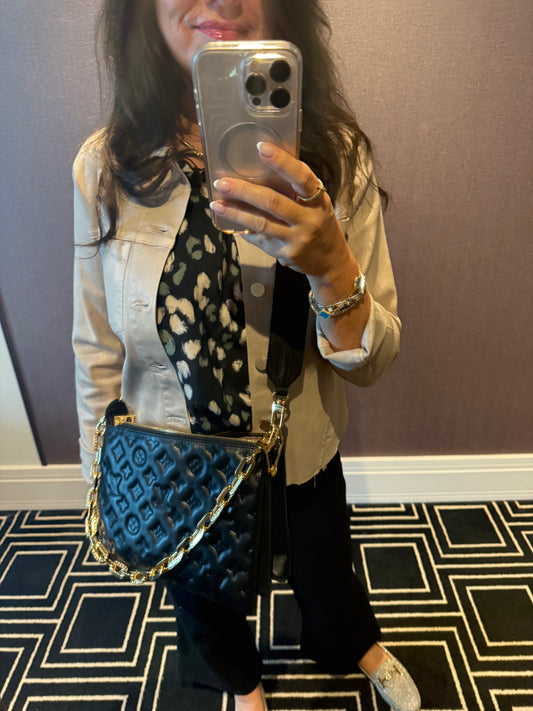 Sac Louis Vuitton Coussin PM en noir