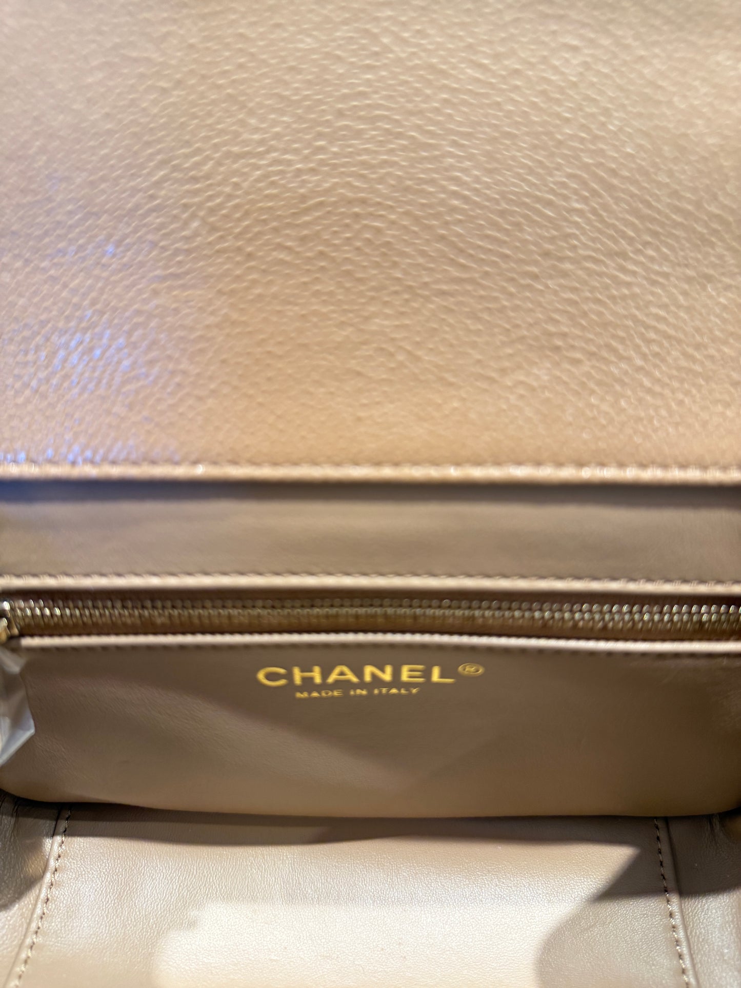 Chanel business Affinity Small in Dark Beige
