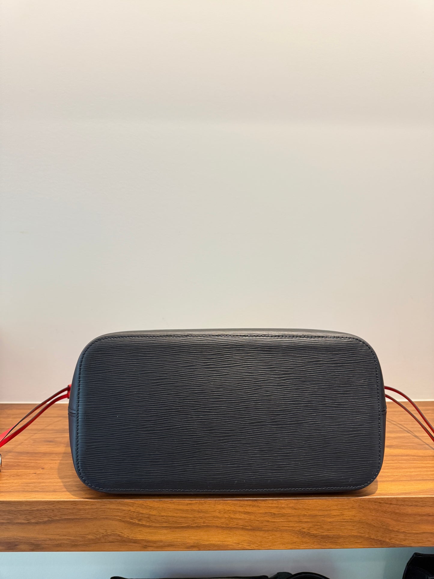 Louis Vuitton Neverfull in EPI Leather Tri colour Noir Figue Safran