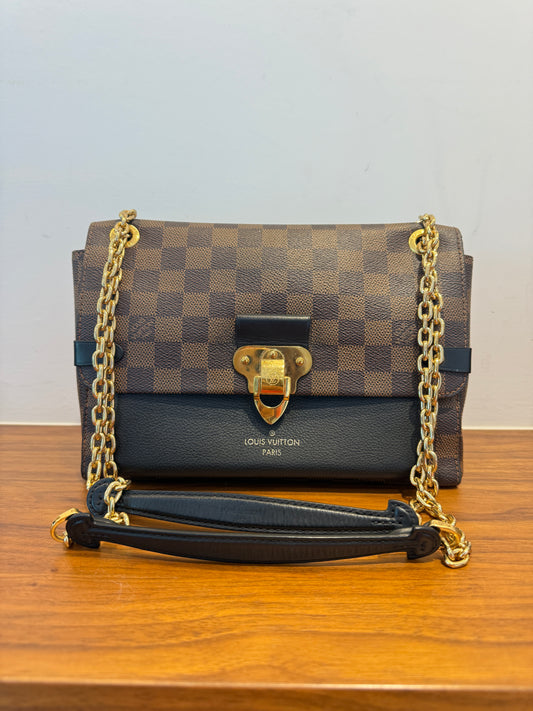 Louis Vuitton Damier Ebene Vavin PM Black Pre-Owned