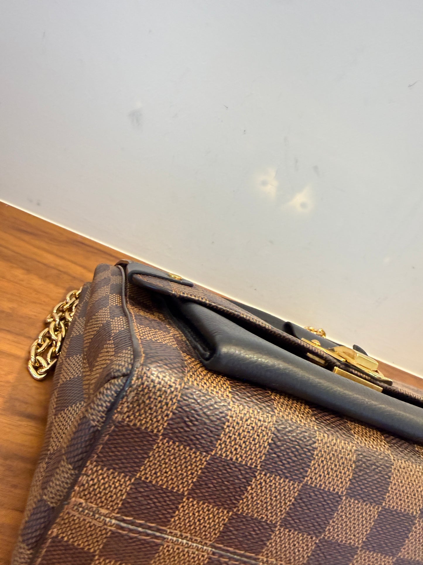 Louis Vuitton Damier Ebene Vavin PM Black Pre-Owned