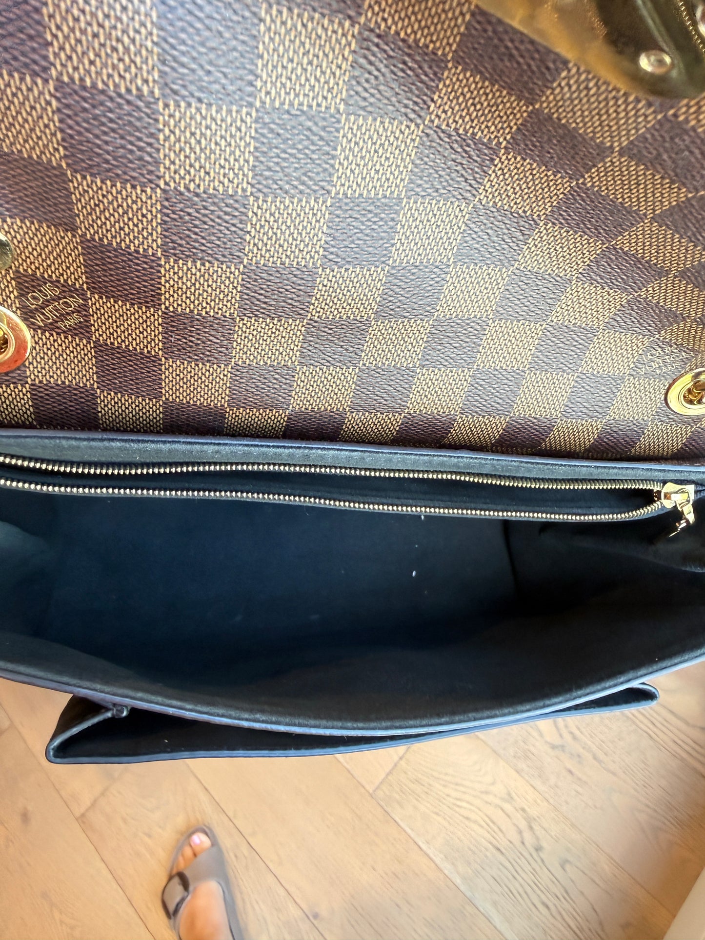 Louis Vuitton Damier Ebene Vavin PM Black Pre-Owned