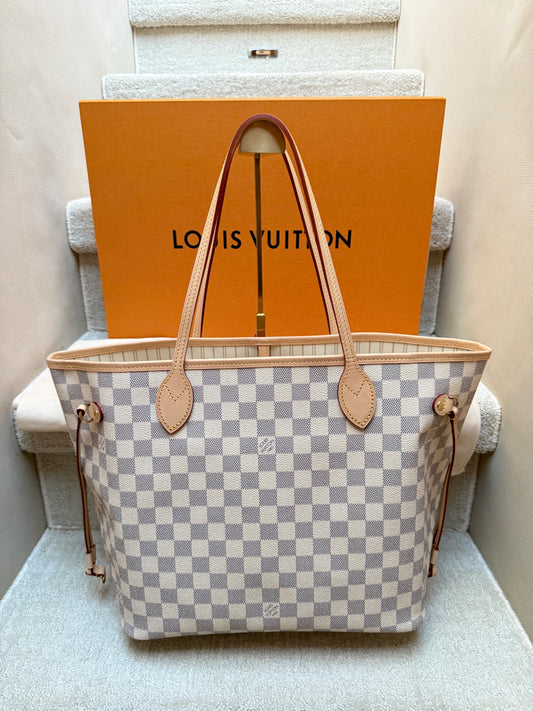 Louis Vuitton Damier Azur Neverfull in MM