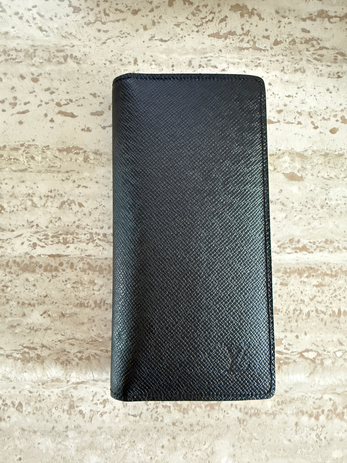 Louis Vuitton Brazza Wallet Black Pre-owned