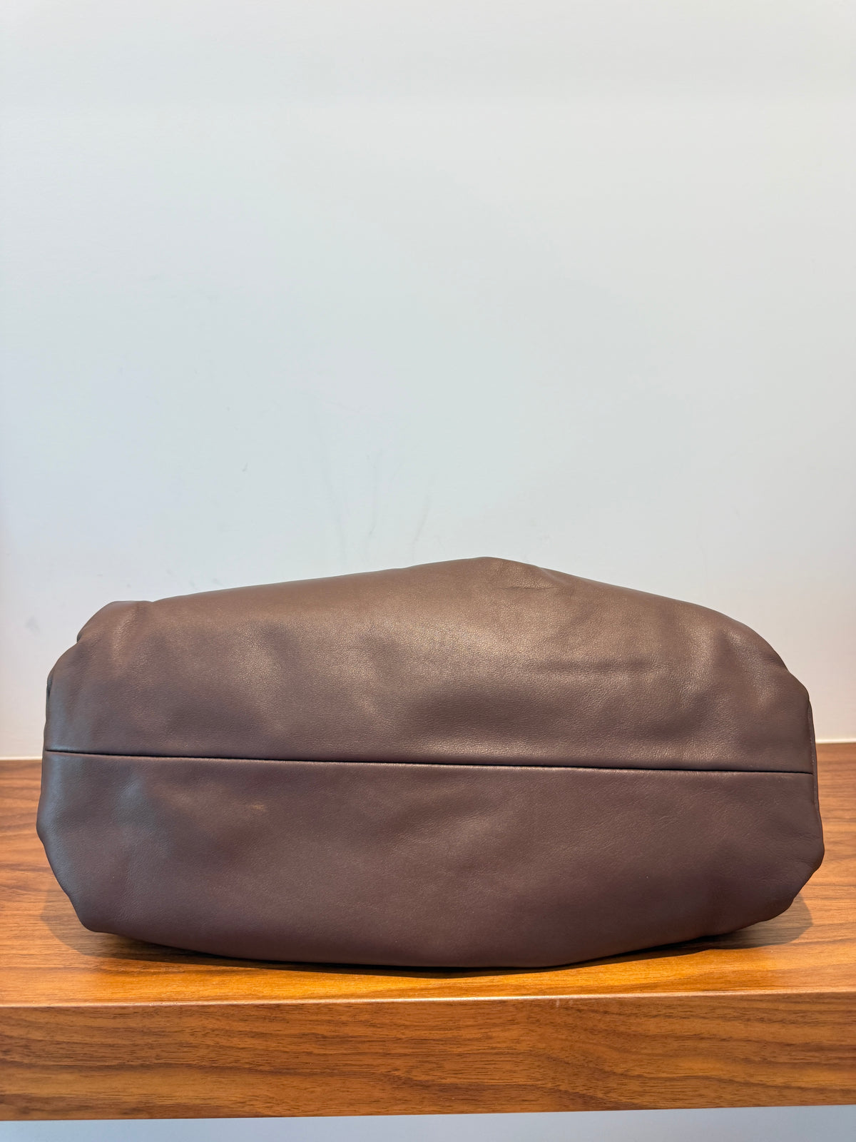 Bottega Veneta Smooth Butter Calfskin The Shoulder Pouch Brown