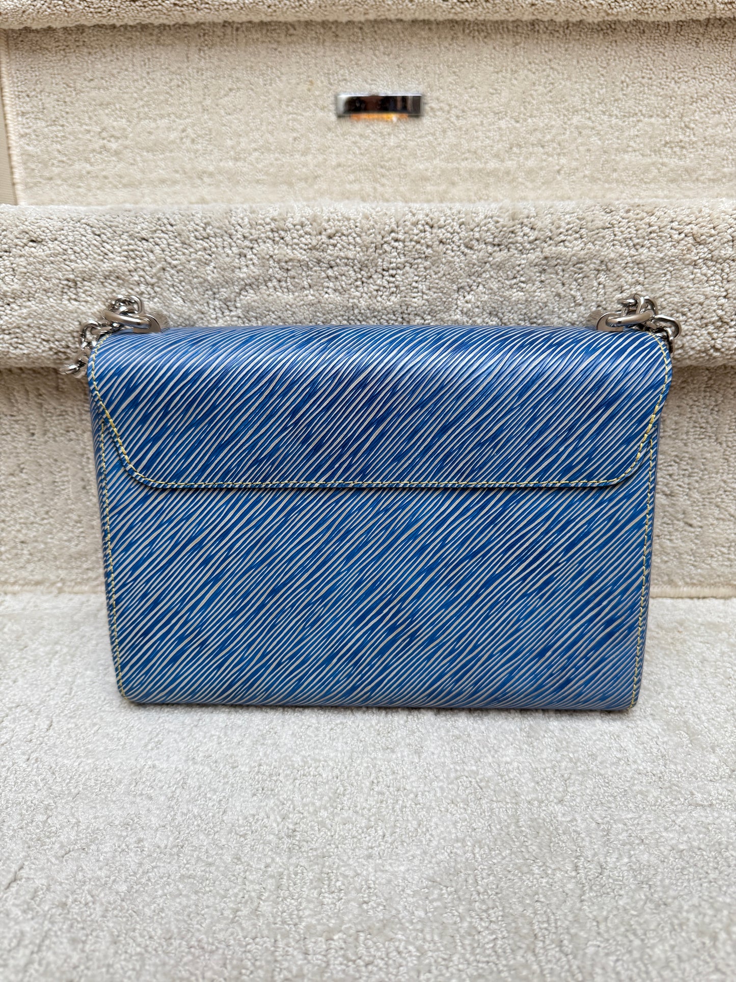 Louis Vuitton Epi Twist Shoulder Bag in light Denim
