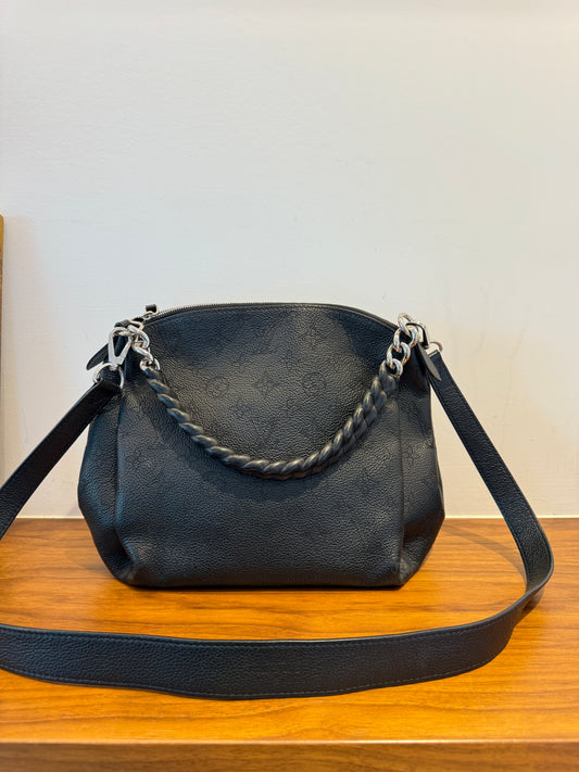 Louis Vuitton Mahina Babylone Chain BB Black Pre-Owned