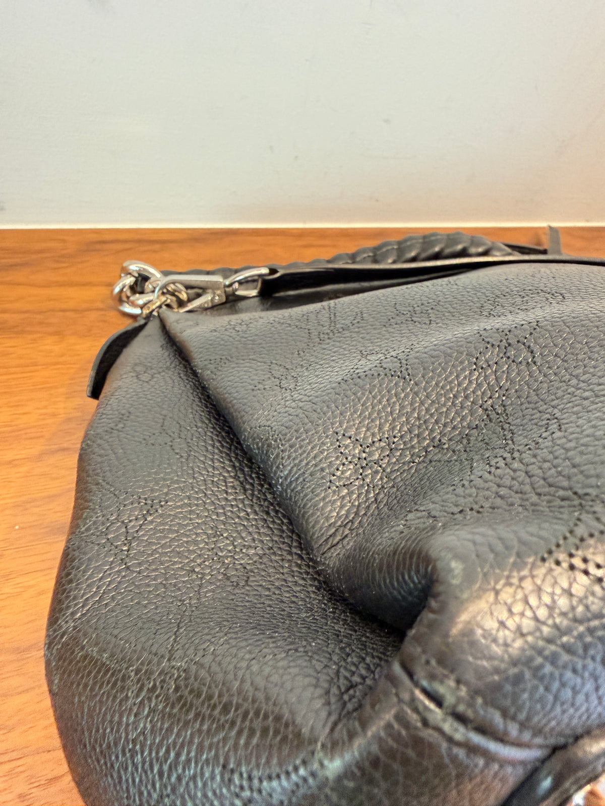 Louis Vuitton Mahina Babylone Chain BB Black Pre-Owned