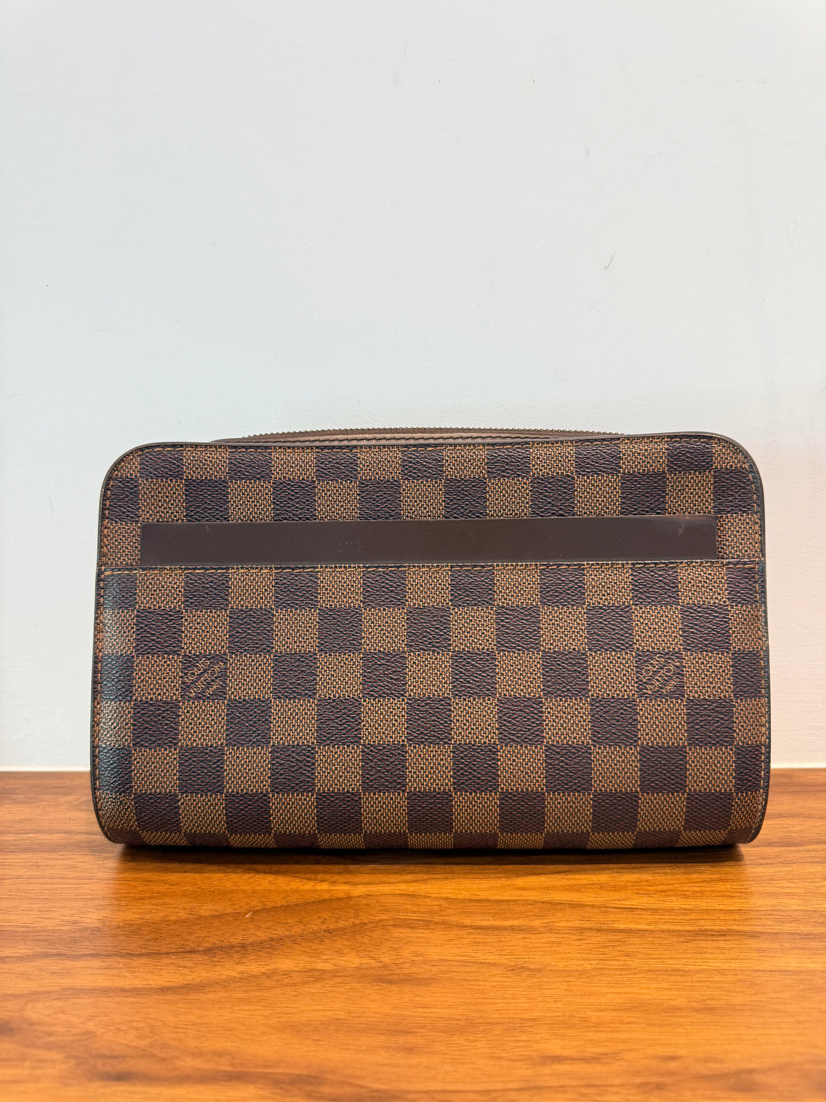 Louis Vuitton Damier Ebene Pochette Saint Louis Clutch Pre-Owned