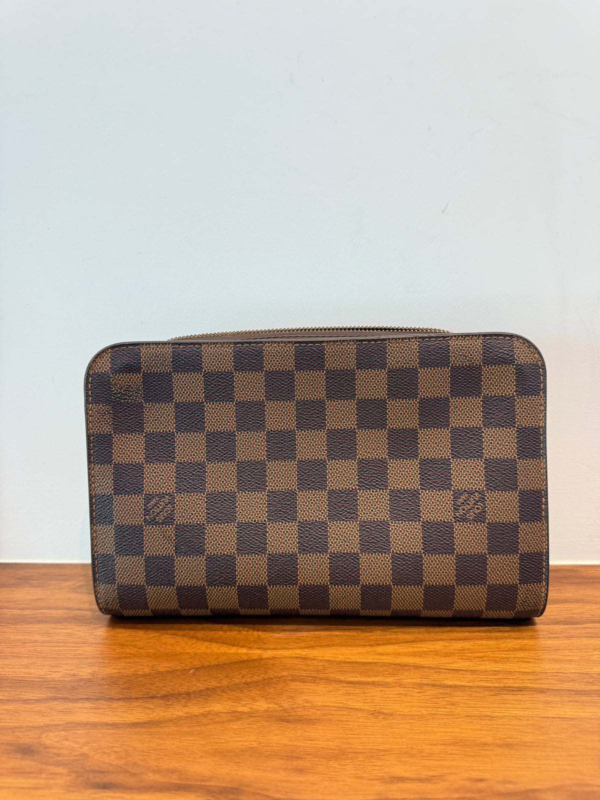 Louis Vuitton Damier Ebene Pochette Saint Louis Clutch Pre-Owned